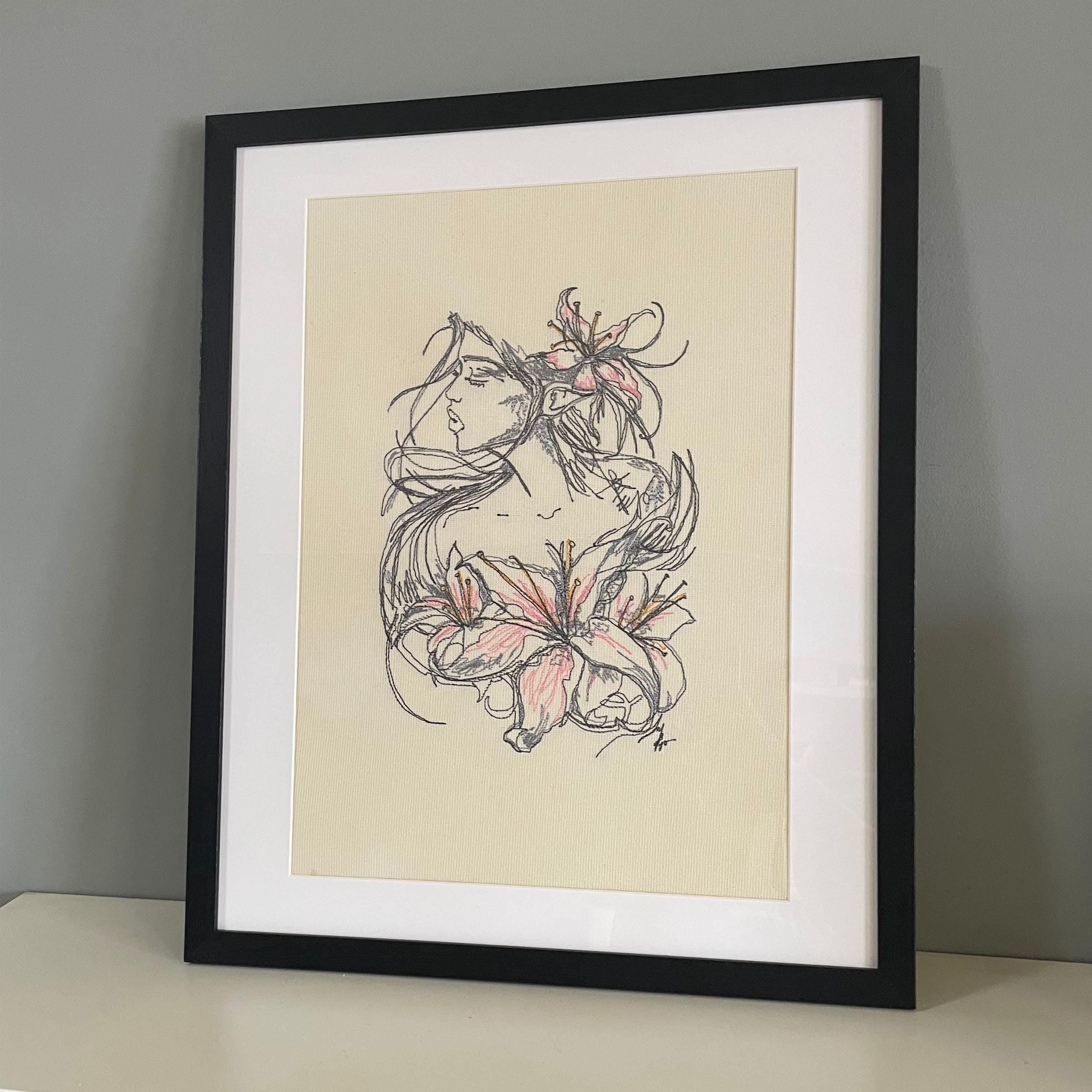 Contemporary Floral Portrait