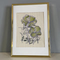 Abstract Floral Embroidery Art