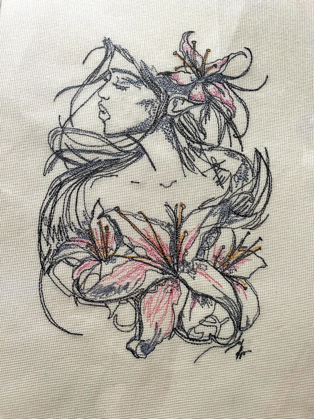 Contemporary Floral Portrait