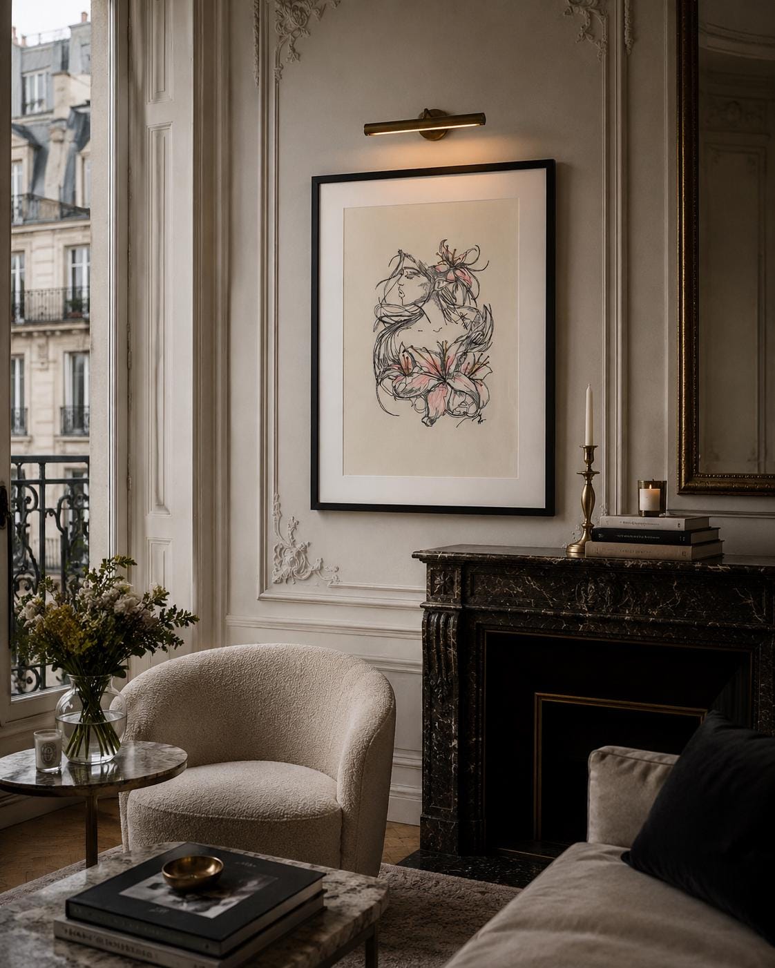 Contemporary Floral Portrait