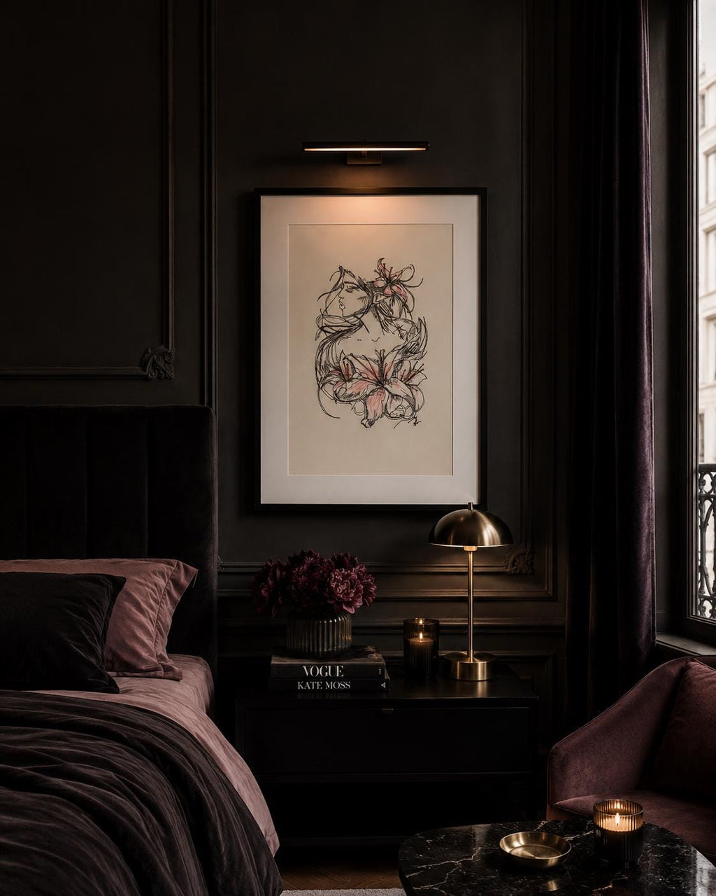 Contemporary Floral Portrait