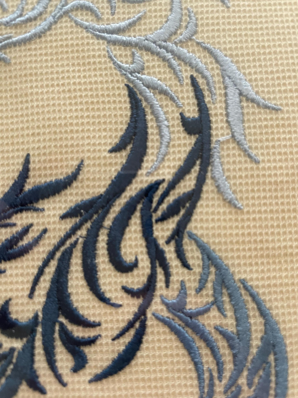 Blue Dragon Embroidery Art