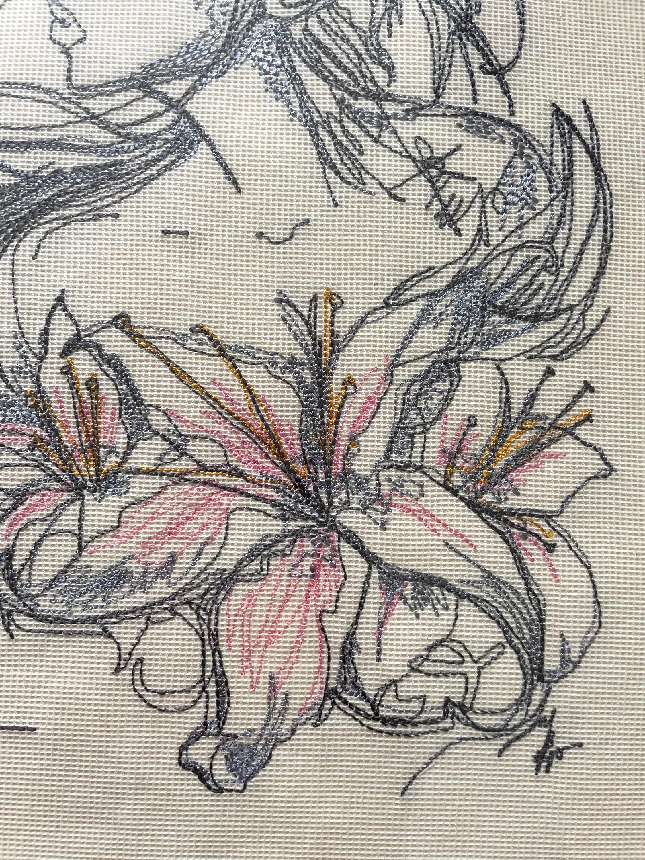 Contemporary Floral Portrait