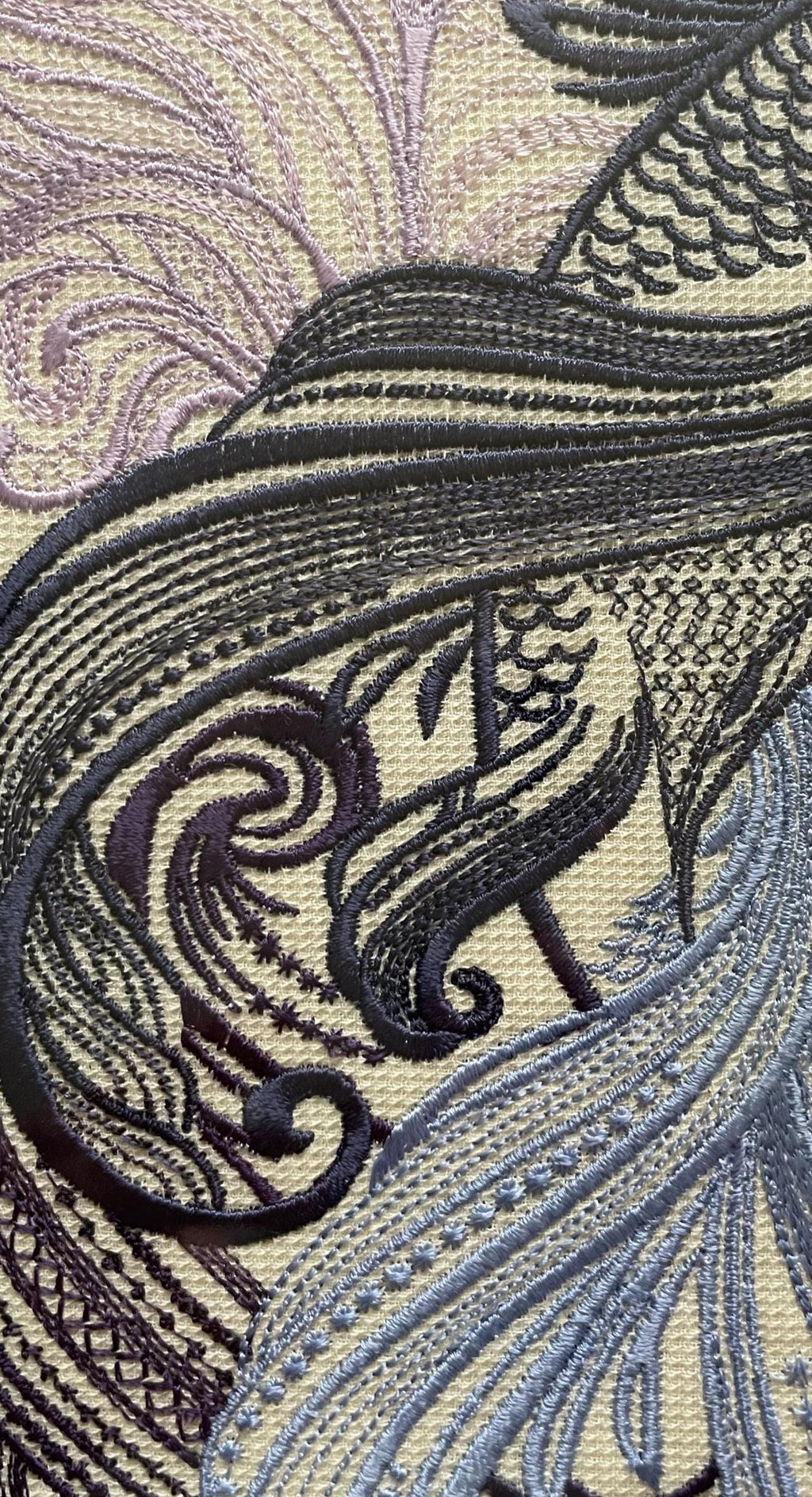 Betta Fish Embroidery Art